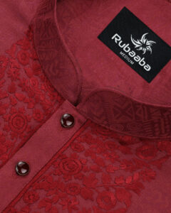 Handicraft Cotton  (Maroon) - Image 4