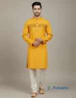 Handicraft Bambo Silk  (Yellow) - Image 2