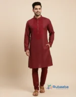 Handicraft Cotton  (Maroon) - Image 2