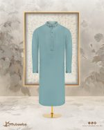 Exclusive Bamboo Silk Panjabi – Olive