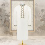 Exclusive Bamboo Silk Panjabi – White