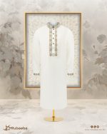 Exclusive Bamboo Silk Panjabi – White