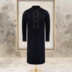 Exclusive Bamboo Silk Panjabi – Black