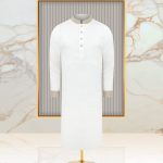 Exclusive Cotton Panjabi – White