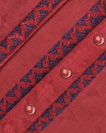 Exclusive Tencel Panjabi – Maroon - Image 4