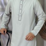 Pakistan Cotton Panjabi for Men - Bear color - Rubaaba Panjabi