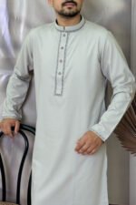 Pakistan Cotton Panjabi for Men - Bear color - Rubaaba Panjabi