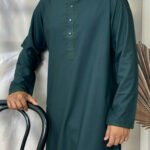 Pakistan Cotton Panjabi for Men - Kye Color - Rubaaba Panjabi