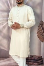 Tencel Panjabi for Men - Brown color - Rubaaba Panjabi